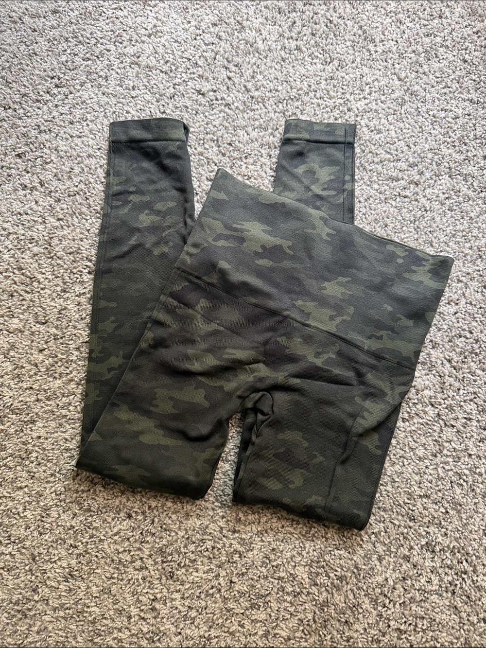 Spanx Camo High-Waist Active Leggings